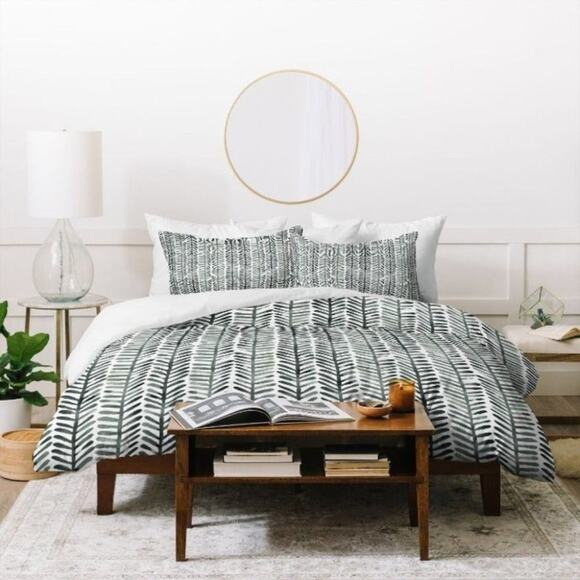 Deny Designs Geo Duvet Cover Full/Queen - Picture 1 of 4